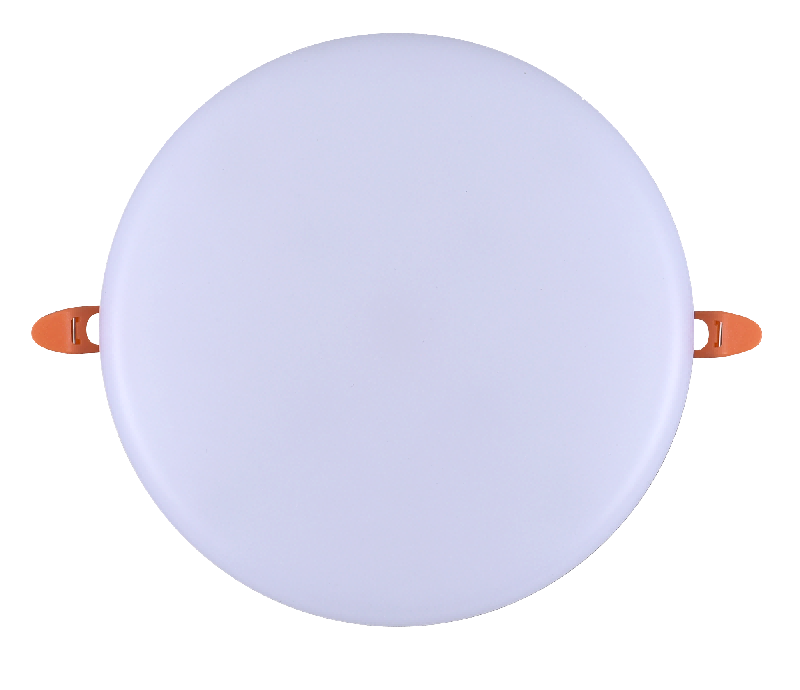 Panneau lumineux LED encastré sans cadre 18 W, aluminium + PC, fer + PP