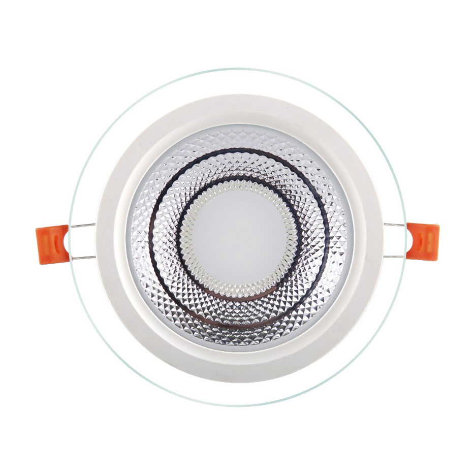 Downlight à panneau de verre 6W 12W 18W 24W