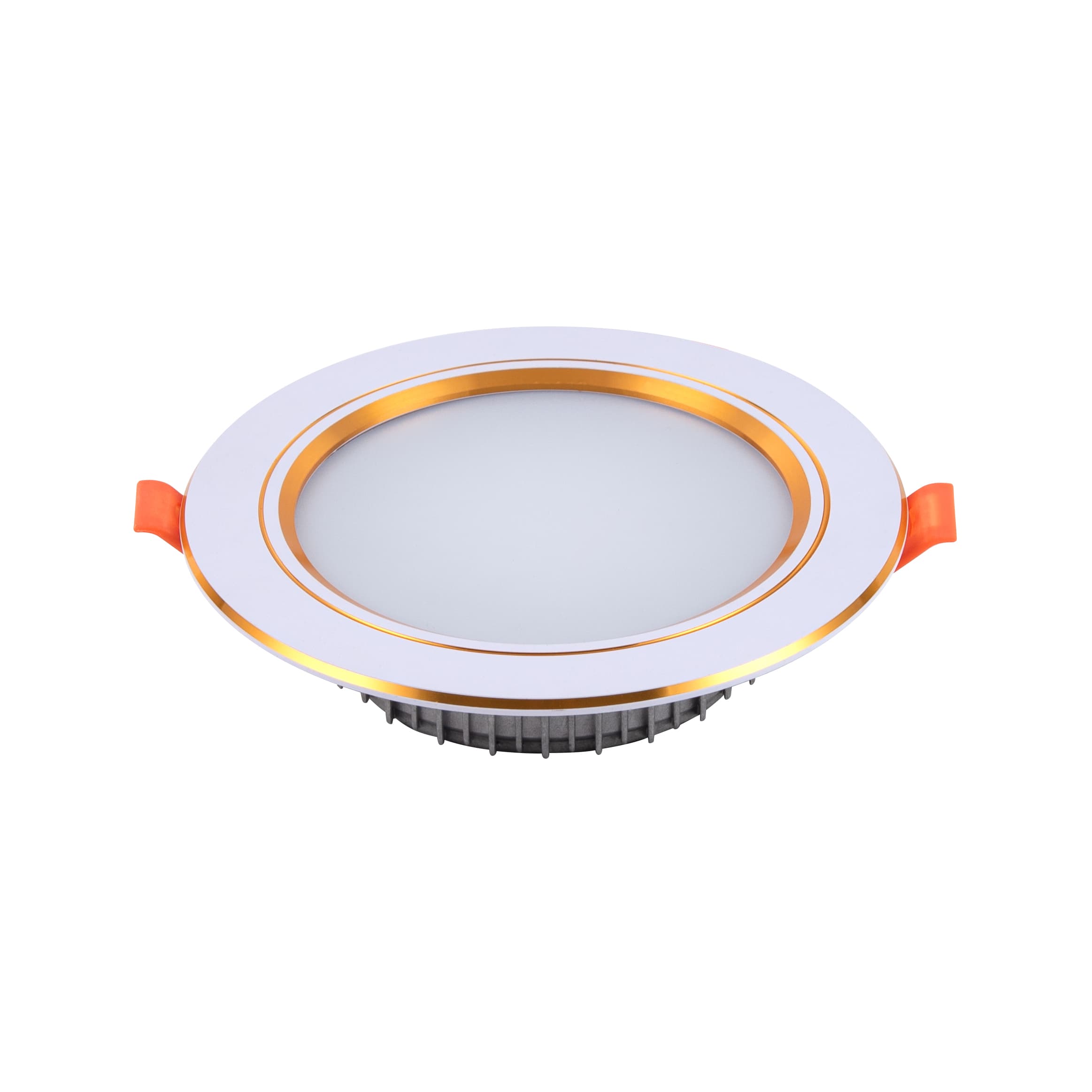 7W Simplicité moderne Gold LED Éclairage encastré Plafond Downlight Spotlights