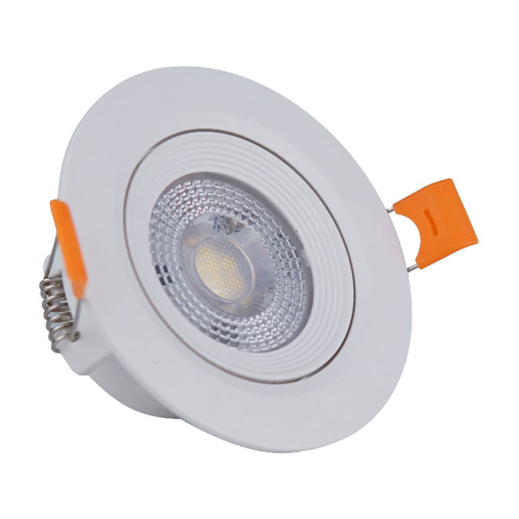 Plafonnier LED encastré blanc chaud